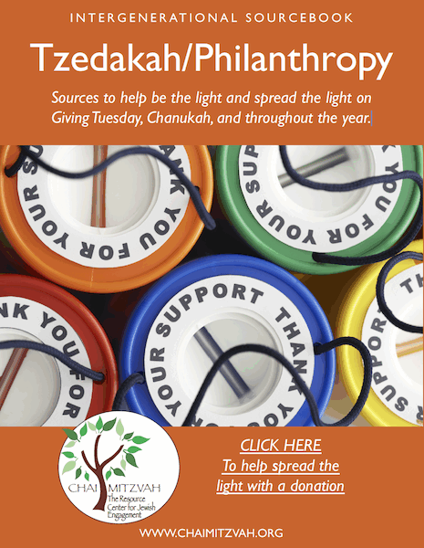 SAMPLE of Tzedakah/Philanthropy