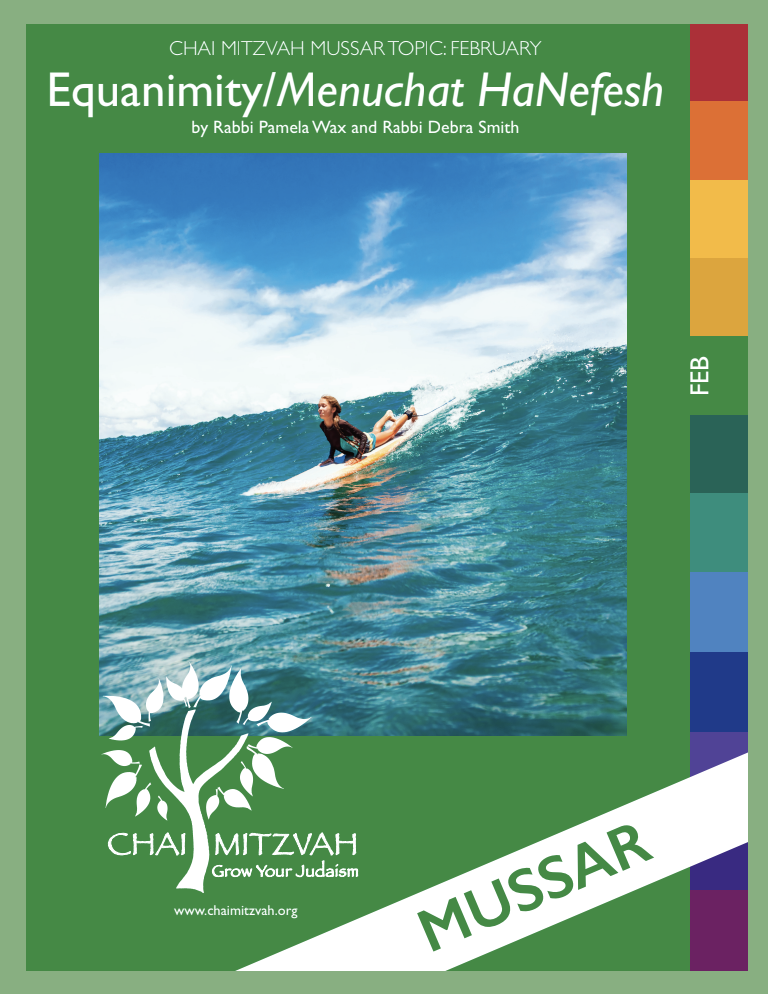 Virtual Mussar – Topic: Equanimity/Menuchat HaNefesh מנוחת הנפש